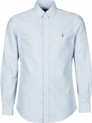 πουκάμισο με μακριά μανίκια polo ralph lauren chemise ajustee en oxford col boutonne logo pony playe