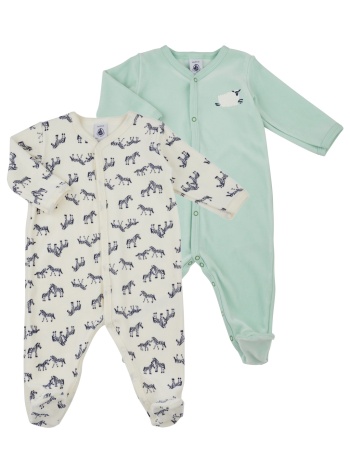 πιτζάμα/νυχτικό petit bateau lot pyjama x2