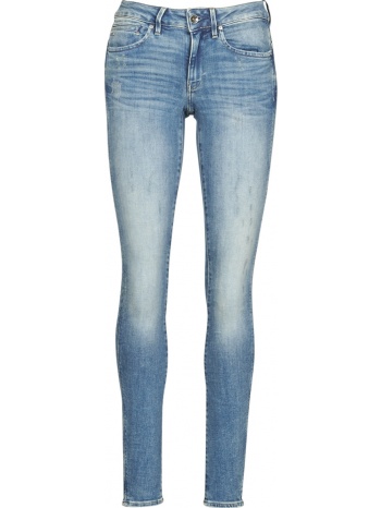 skinny jeans g-star raw midge zip mid skinny wmn σύνθεση
