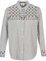 πουκάμισα maison scotch button up shirt with bandana print σύνθεση: βαμβάκι