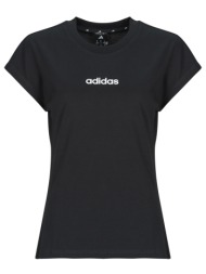 t-shirt με κοντά μανίκια adidas essentials linear cotton t-shirt