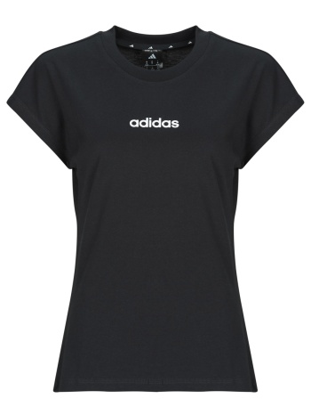 t-shirt με κοντά μανίκια adidas essentials linear cotton