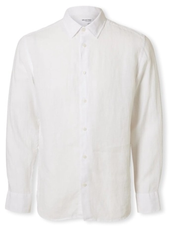 πουκάμισο με μακριά μανίκια selected regkylian-linen shirt