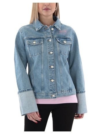 χοντρό μπουφάν moschino denim jacket women jeans