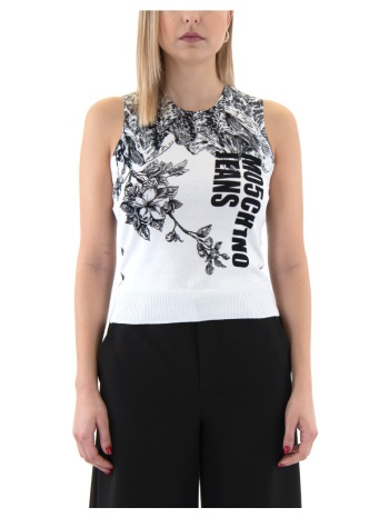 μπλουζάκια με μακριά μανίκια moschino knitted sleeveless