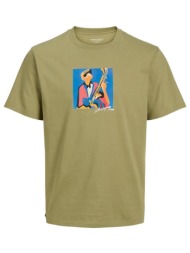 t-shirt με κοντά μανίκια jack & jones -