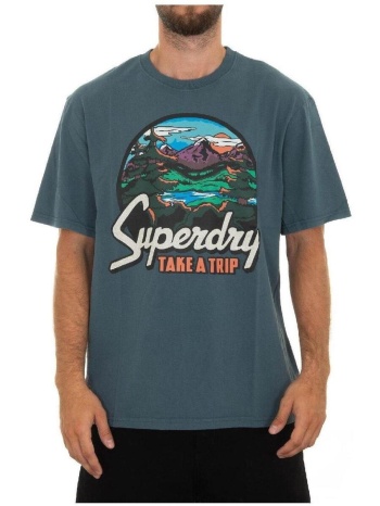 t-shirt με κοντά μανίκια superdry - σε προσφορά