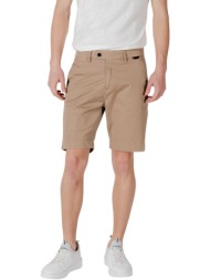 shorts & βερμούδες antony morato mark slim fit with logoed rubber flag mmsh00202-fa800197