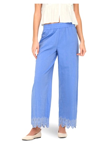 παντελόνια only onlpaula elastic high waist wide leg l.32