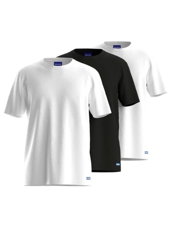 t-shirt με κοντά μανίκια boss blue3 naolo 3 pack logo