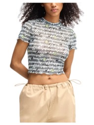 μπλουζάκια με μακριά μανίκια boss daleana see through short sleeve top women