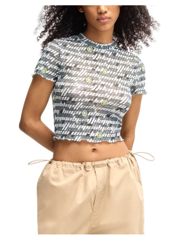 μπλουζάκια με μακριά μανίκια boss daleana see through short