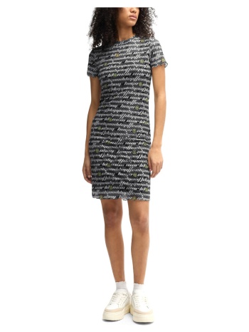 φορέματα boss nastaja see through short sleeve mini dress