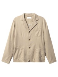 σακάκια gabba plaza linen long sleeve regular fit overshirt men