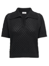 μπλούζα only polo cosima - black