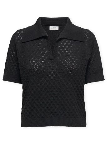 μπλούζα only polo cosima - black