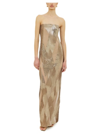 φορέματα dolce domenica corina sequined strapless maxi