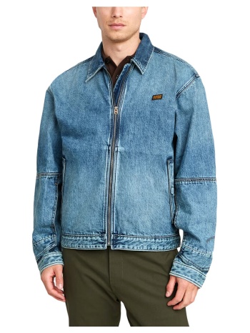 χοντρό μπουφάν g-star raw denim long pocket regular fit