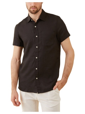 πουκάμισο με μακριά μανίκια scotch & soda core linen