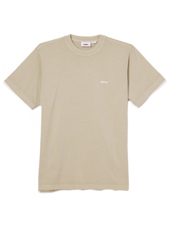 t-shirts & polos obey lowercase pigment tee ss