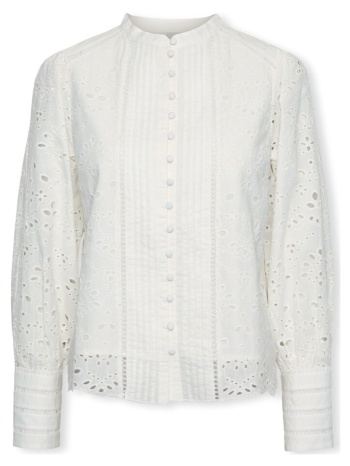μπλούζα y.a.s yas noos alessia shirt l/s - star white
