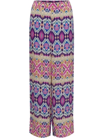 παντελόνα only onlalma life poly palazzo pant aop ptm σε προσφορά