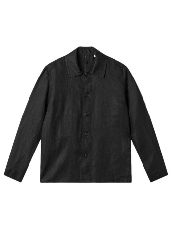 πουκάμισο με μακριά μανίκια gabba peter linen longsleeve