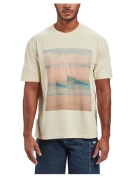 t-shirt με κοντά μανίκια gabba nigel flag print t-shirt men