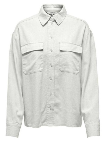 πουκάμισα only onlcaro linen oversized fit shirt women