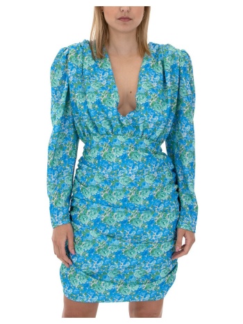 φορέματα studio 83 jardin longsleeve mini dress women