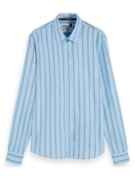 πουκάμισο με μακριά μανίκια scotch & soda colourful striped regular fit shirt men scotch soda