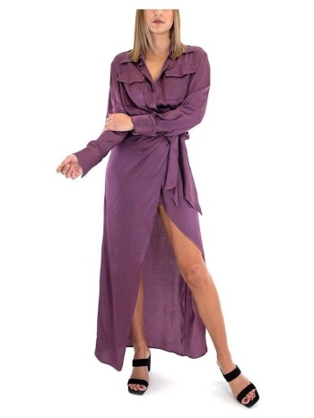 φορέματα lace maxi shirtdress women