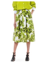κοντές φούστες c.manolo floral midi skirt women manolo