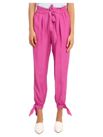 παντελόνια toi&moi satin mid rise pants women toi moi