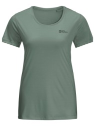 t-shirt με κοντά μανίκια jack wolfskin tech tee w