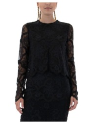 μπλουζάκια με μακριά μανίκια kendall & kylie lace a-line top women kendall kylie