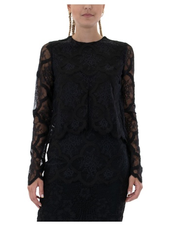 μπλουζάκια με μακριά μανίκια kendall & kylie lace a-line