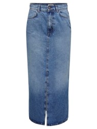 κοντές φούστες only noos cilla long skirt - medium blue denim