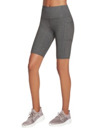 παντελόνια 7/8 και 3/4 skechers go walk high waisted bike short