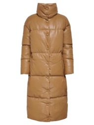 παλτό only lydia long jacket - toasted coconut