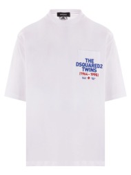 t-shirt με κοντά μανίκια dsquared loose fit t-shirt men