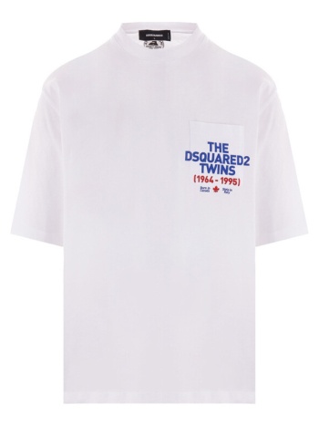 t-shirt με κοντά μανίκια dsquared loose fit t-shirt men