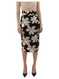 κοντές φούστες c.manolo brocade floral midi skirt women