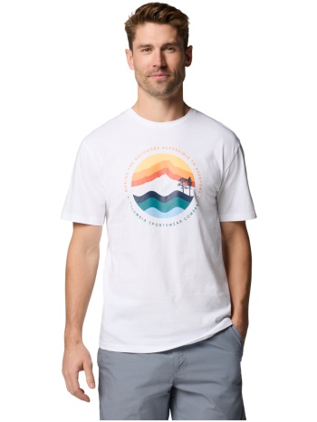 t-shirt με κοντά μανίκια columbia path lake ii graphic tee