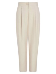 παντελόνια eax twill pleated slouchy fit pants women