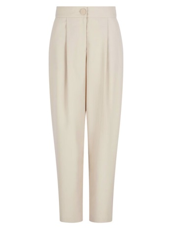 παντελόνια eax twill pleated slouchy fit pants women