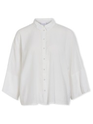μπλούζα vila aspyn 3/4 loose shirt - cloud dancer