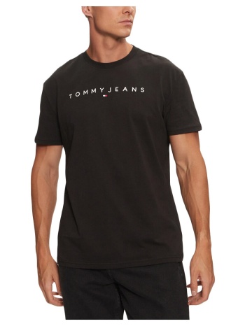 t-shirt με κοντά μανίκια tommy hilfiger tommy jeans linear