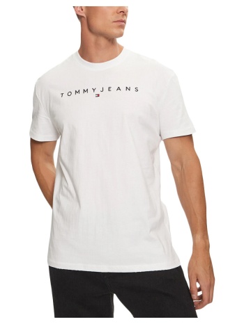 t-shirt με κοντά μανίκια tommy hilfiger tommy jeans linear