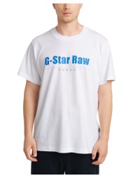 t-shirt με κοντά μανίκια g-star raw symbols print loose fit t-shirt men
